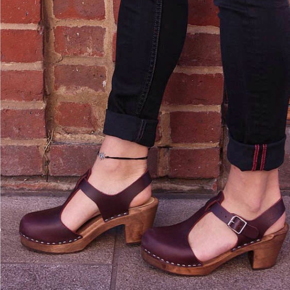 Lotta from Stockholm T Bar Clogs
